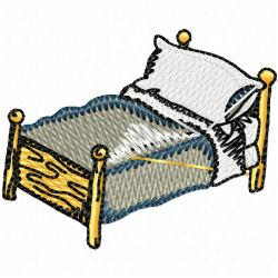 Bed Embroidery Design 1 Bed Embroidery Design 1